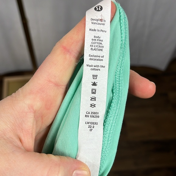 Lululemon Mint Green Back in Action LS Dress. - Picture 9 of 9